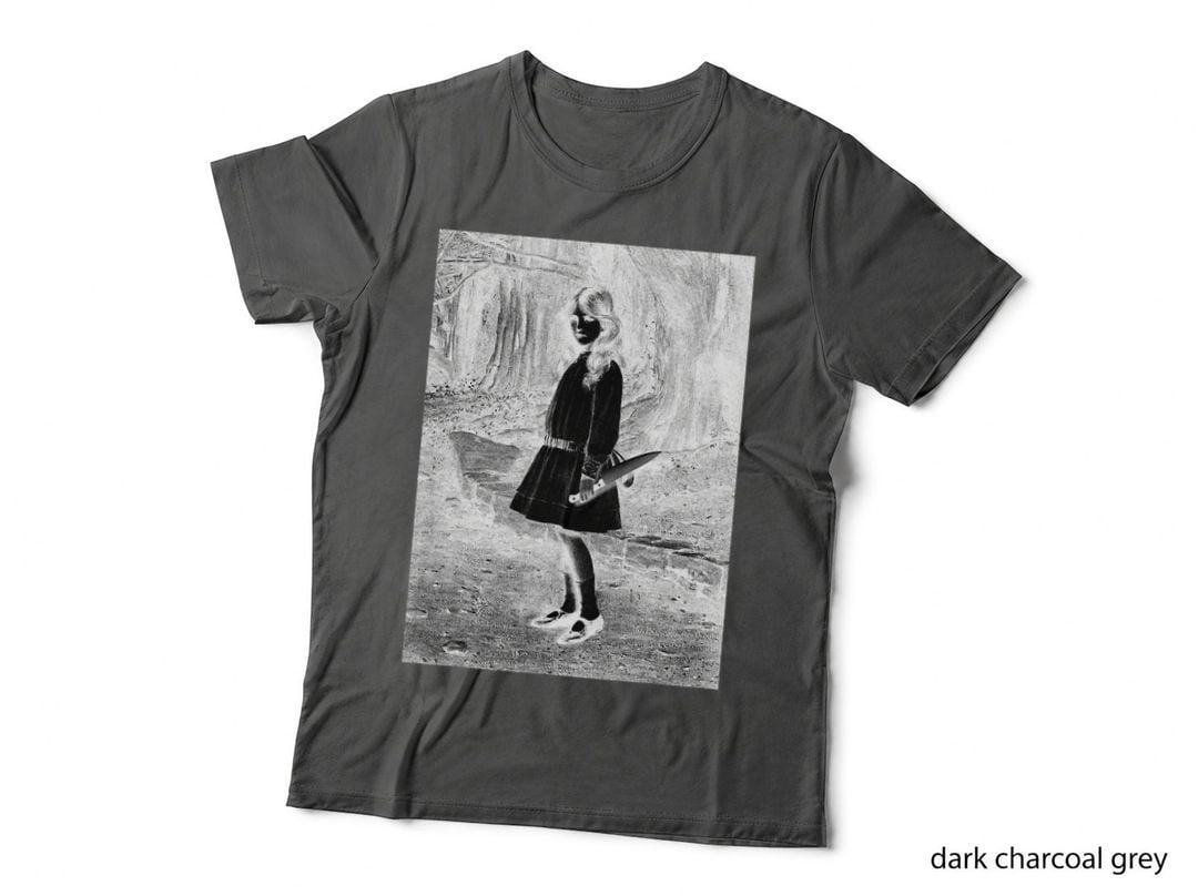 Scary Unsettling Nightmare with Butcher Knife Horror Fan T-Shirt