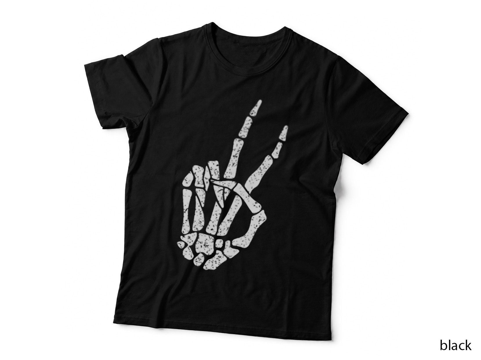 Skeleton Have Day You Deserve 2 Sided Motivational T-Shirt, Spooky Tee