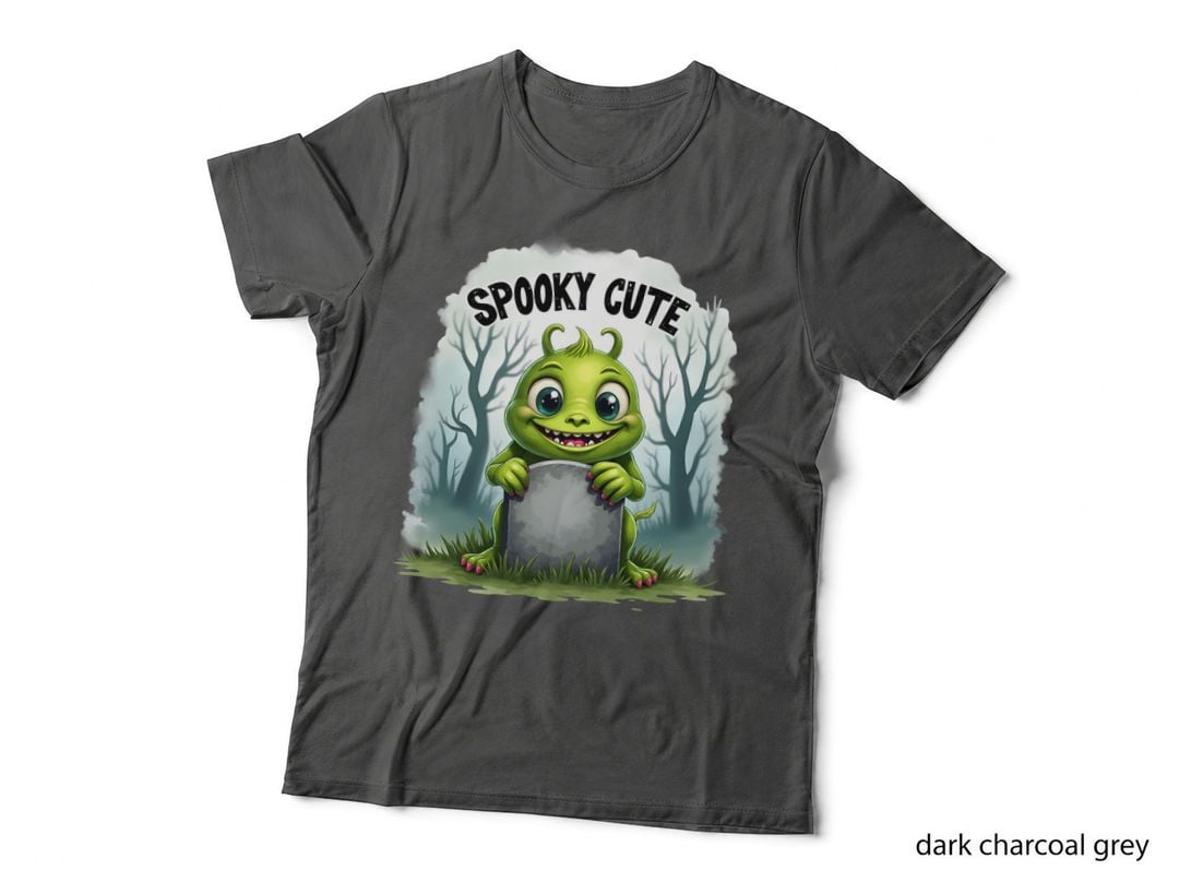 Spooky Cute Monster Tee, Halloween Gravestone Gift T-Shirt