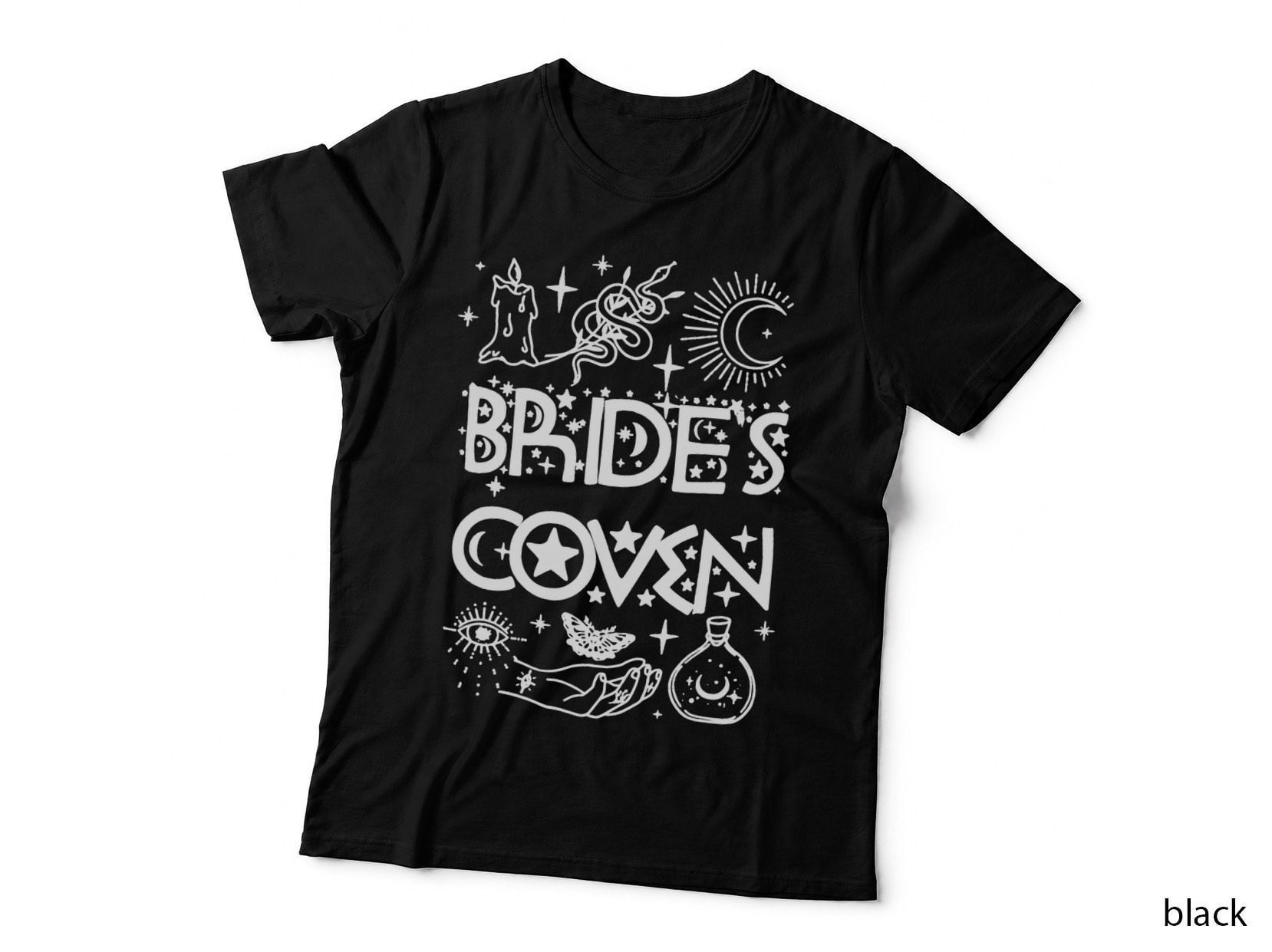 Bachelorette Party Bride & Bridesmaids Witch Bride's Coven T-Shirt