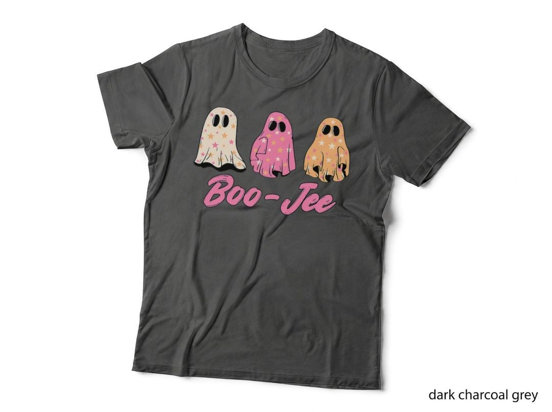 Boo-Jee Funny Fall Halloween Cute Ghost Boujee Spooky Season T-Shirt