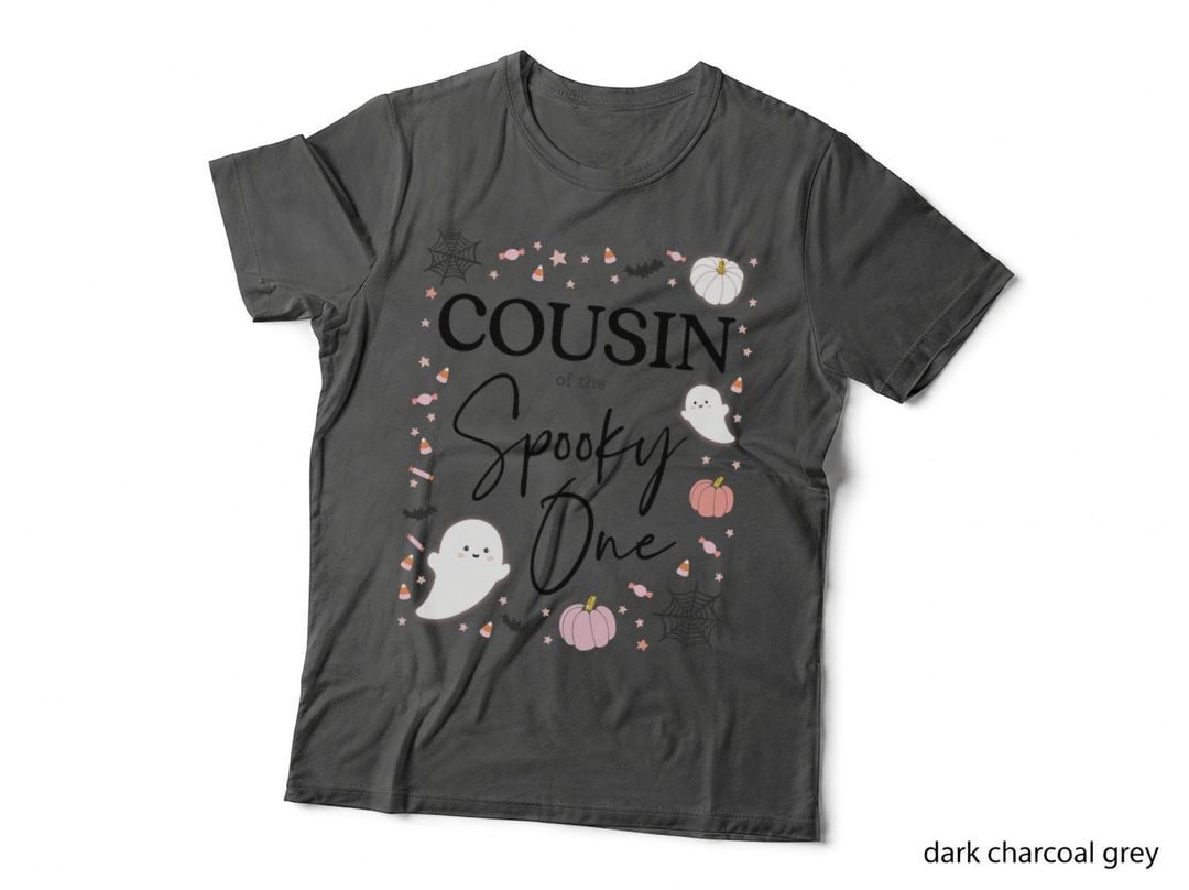Cousin of the Spooky One Girl First Birthday Pink Halloween T-Shirt