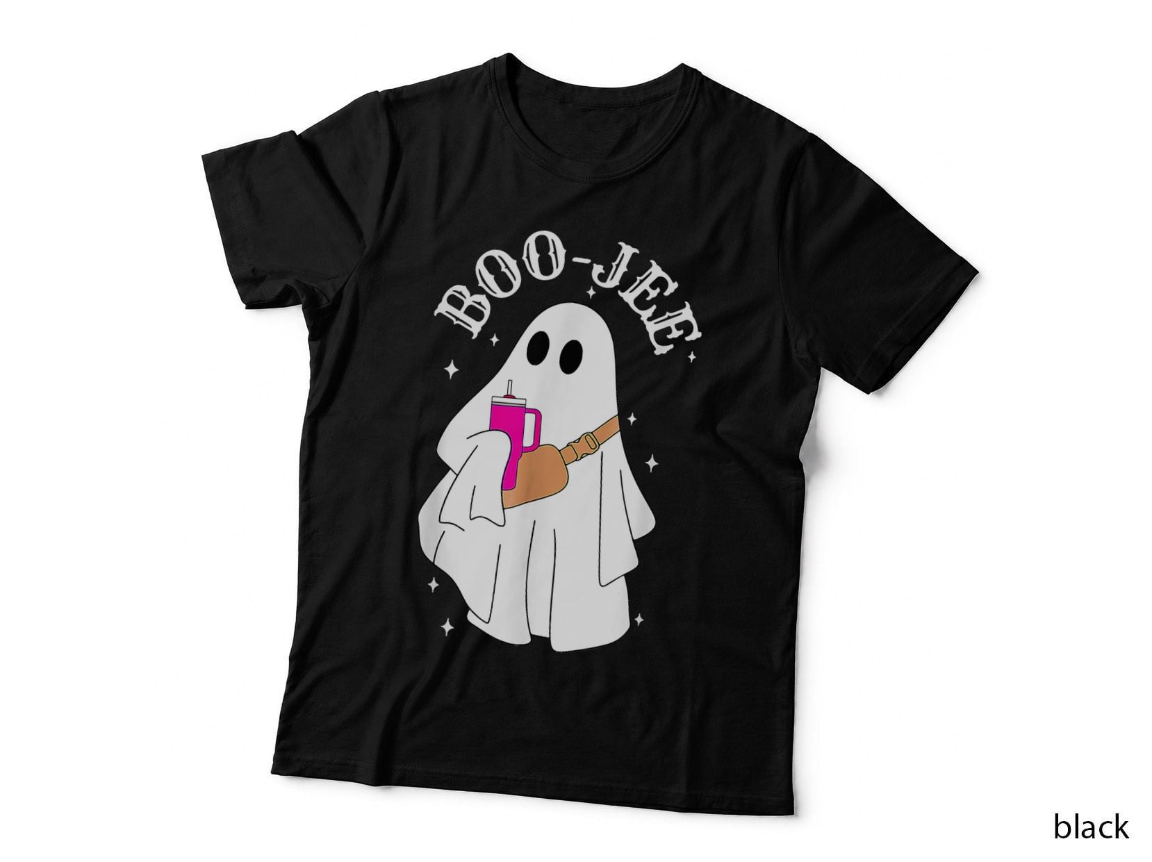 Cute Boo Ghost Spooky Funny Halloween Costume Boo Jee Boujee T-Shirt