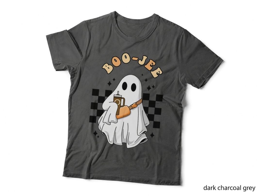 Cute Boujee Boo-Jee Stanley Tumbler Inspired Ghost Halloween T-Shirt