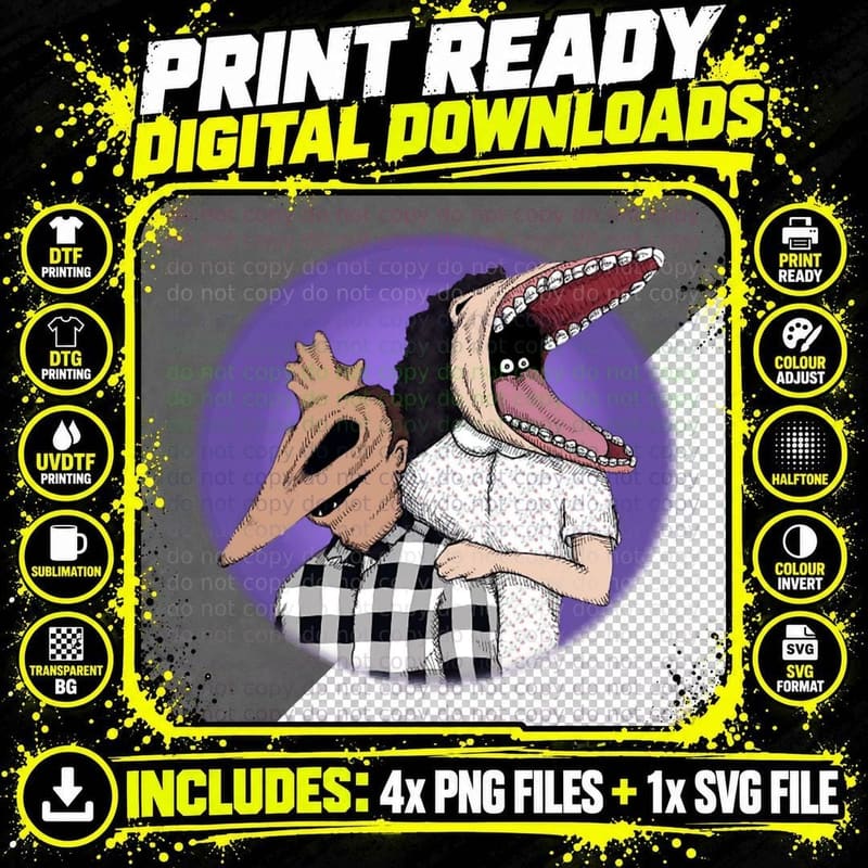 Family Portrait of the Recently Deceased T-Shirt Png SVG Digital Bundle