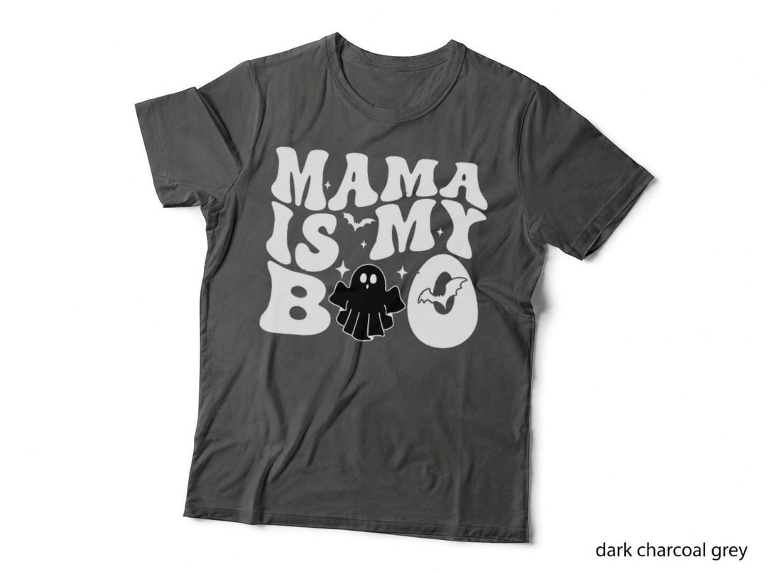 Groovy Mama Is My Boo Happy Halloween Vibes T-Shirt