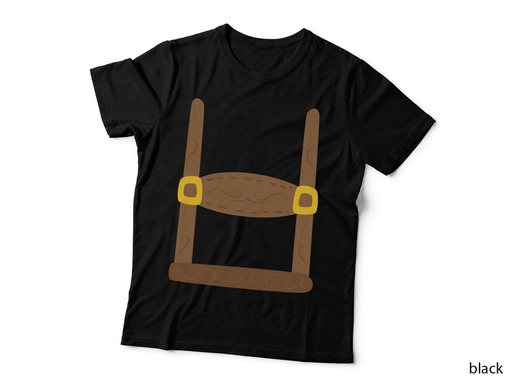 Halloween Tshirt Lederhosen Oktoberfest Halloween Costume T-Shirt