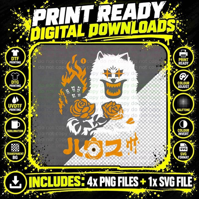 Haunted House Cat T-Shirt Png SVG Digital Bundle