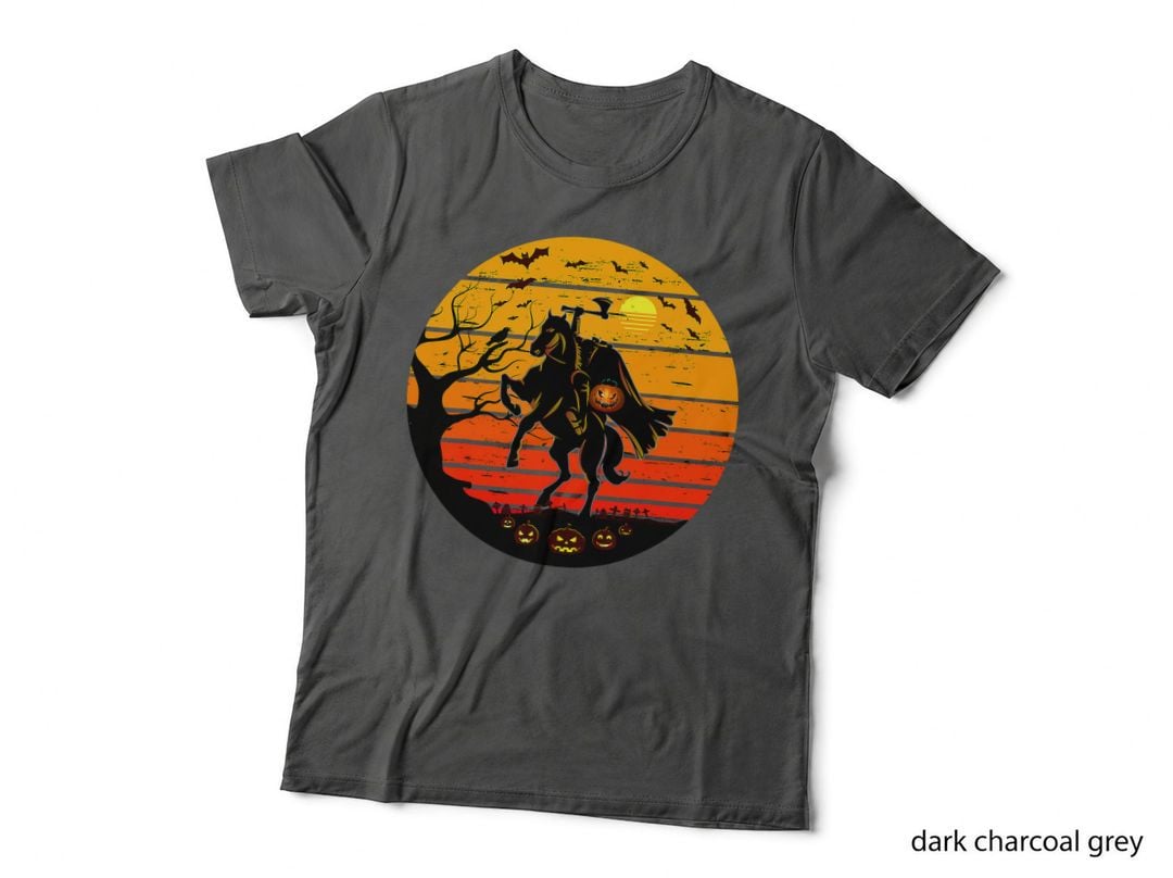 Headless Horseman Urban Legend Halloween Pumpkin T-Shirt