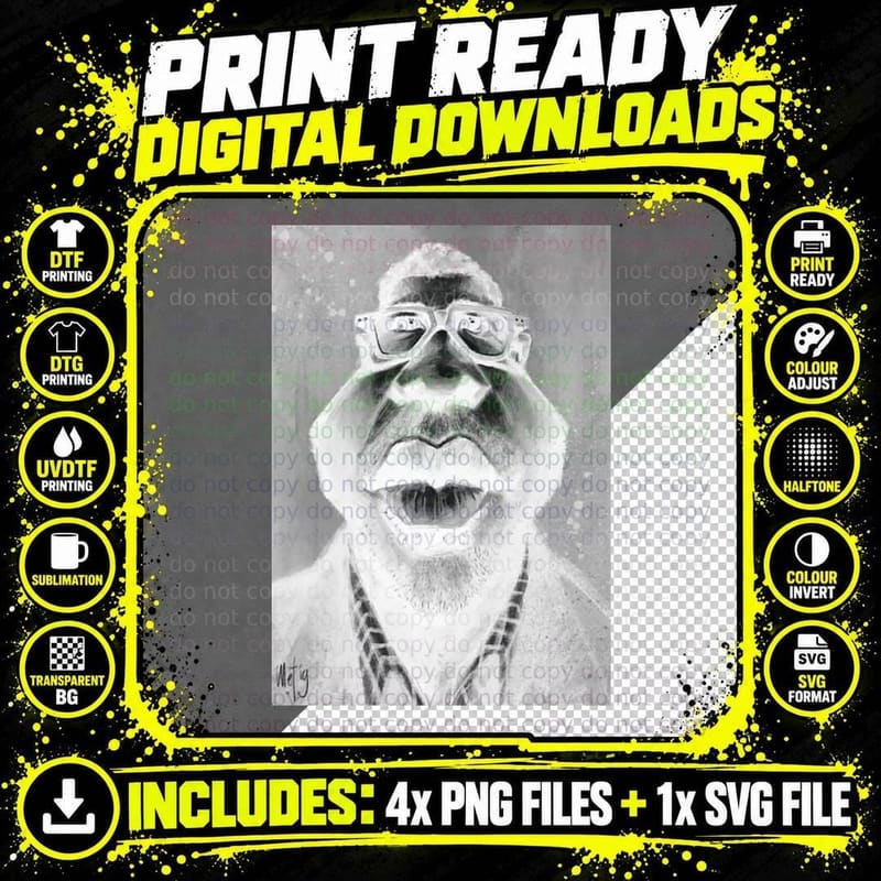 Horror Master Jordan Peele T-Shirt Png SVG Digital Bundle
