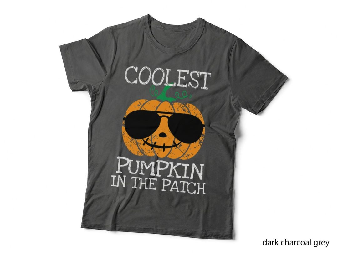 Kids Coolest Pumpkin in the Patch Halloween Boys Girlsns T-Shirt