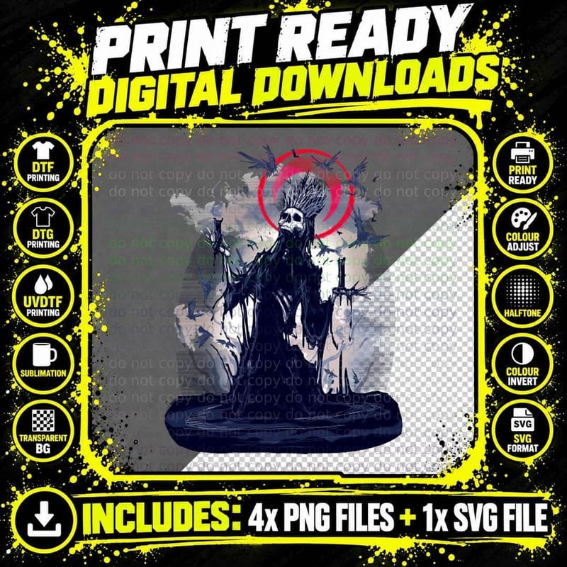 King of Filth T-Shirt Png SVG Digital Bundle