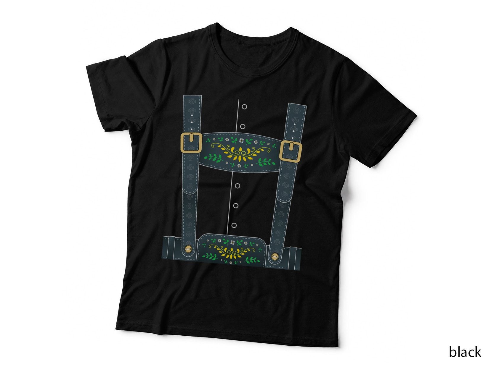Lederhosen Oktoberfest German Festival Halloween Costume T-Shirt