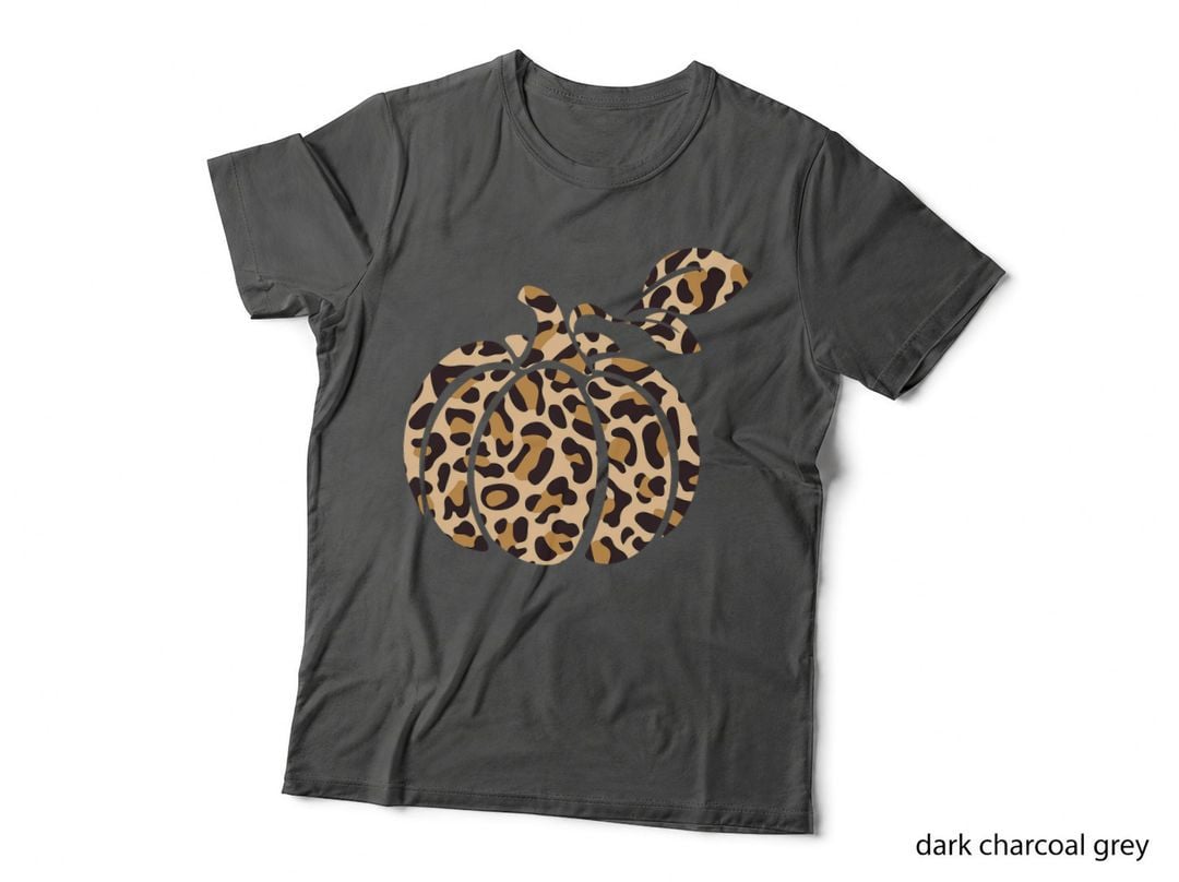 Leopard Pumpkin Autumn T-Shirt
