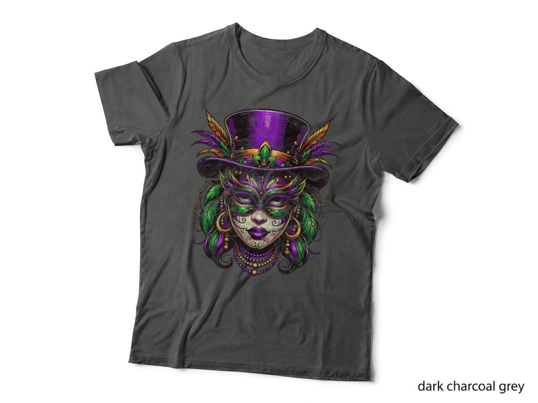 Mardi Gras Priestess Women New Orleans Witch Doctor Voodoo T-Shirt