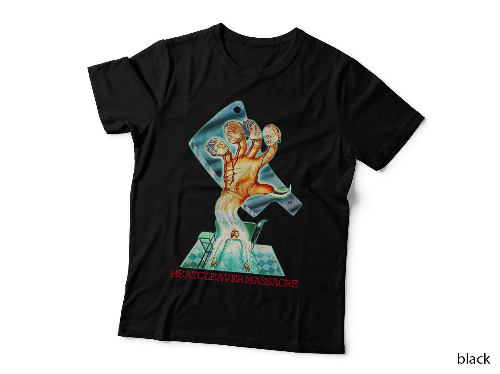 Meatcleaver Massacre 70s Cult Horror Movie T-Shirt
