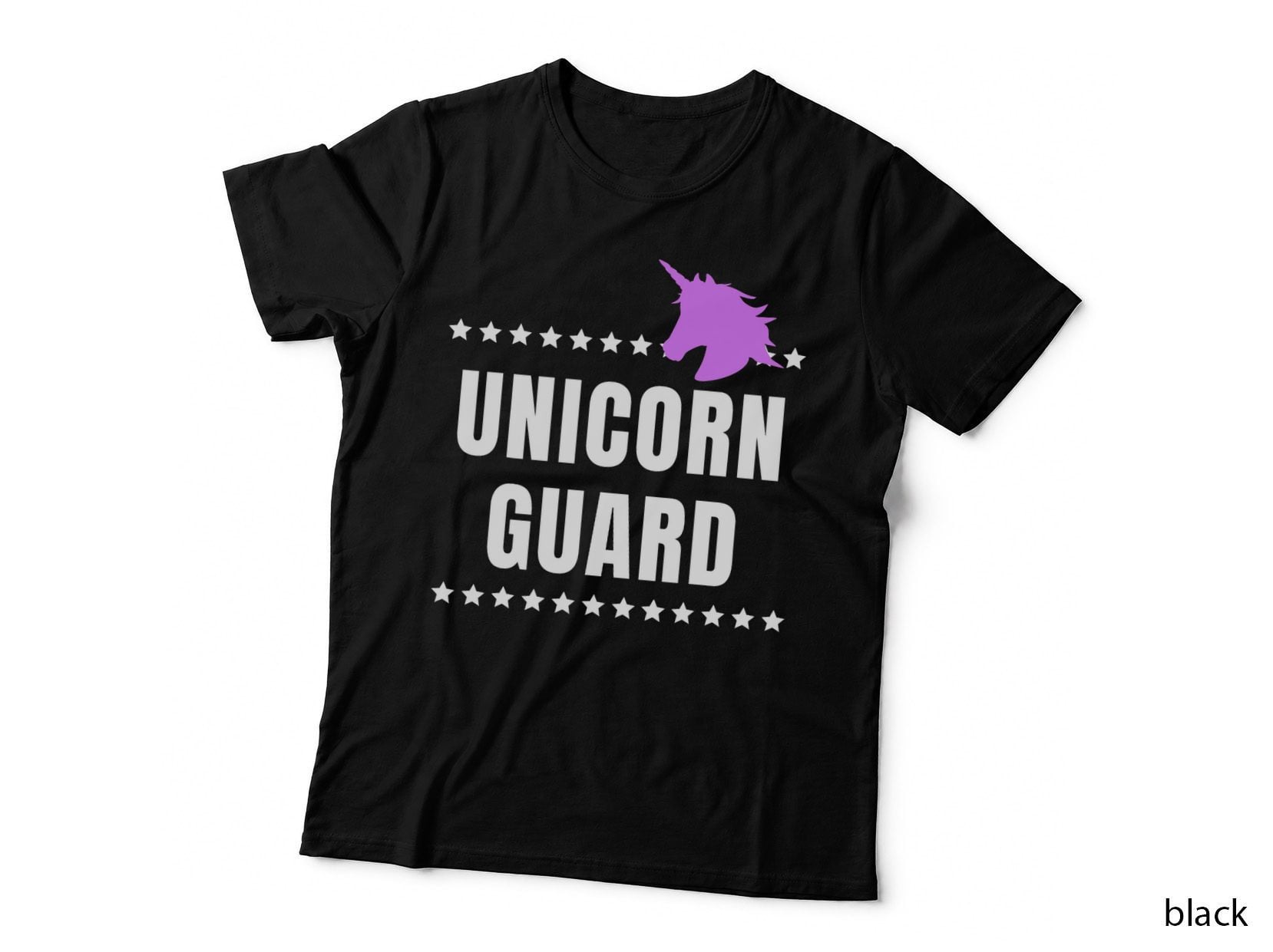 Parental Guidance Unicorn Security Halloween Safety Guard T-Shirt