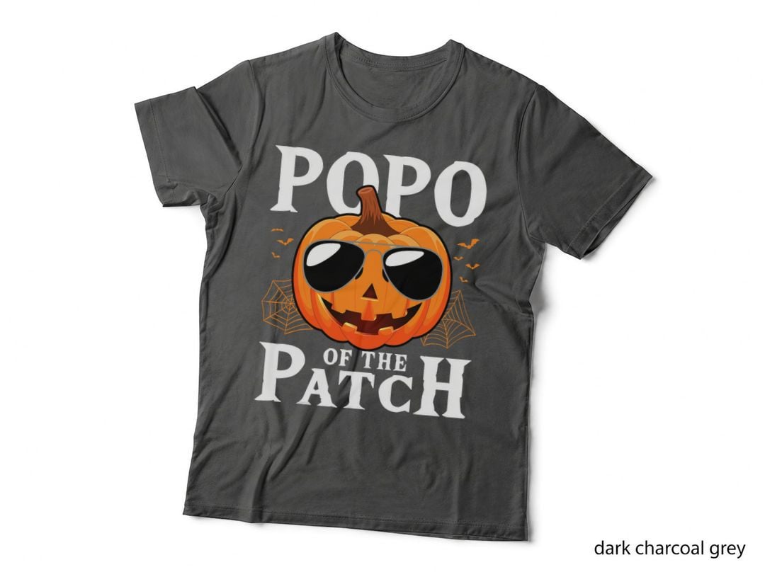 Pumpkin Popo of the Patch Family Halloween Costume T-Shirt