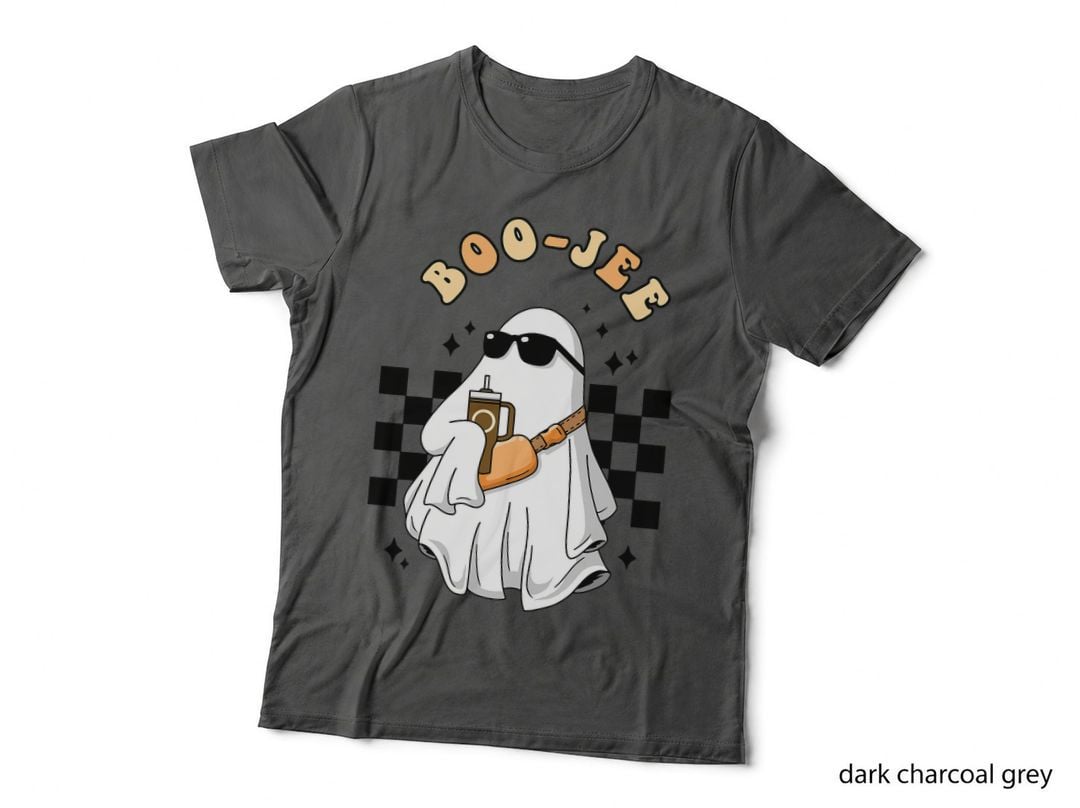 Retro Boujee Boo-Jee Ghost Halloween Costume Spooky Season T-Shirt