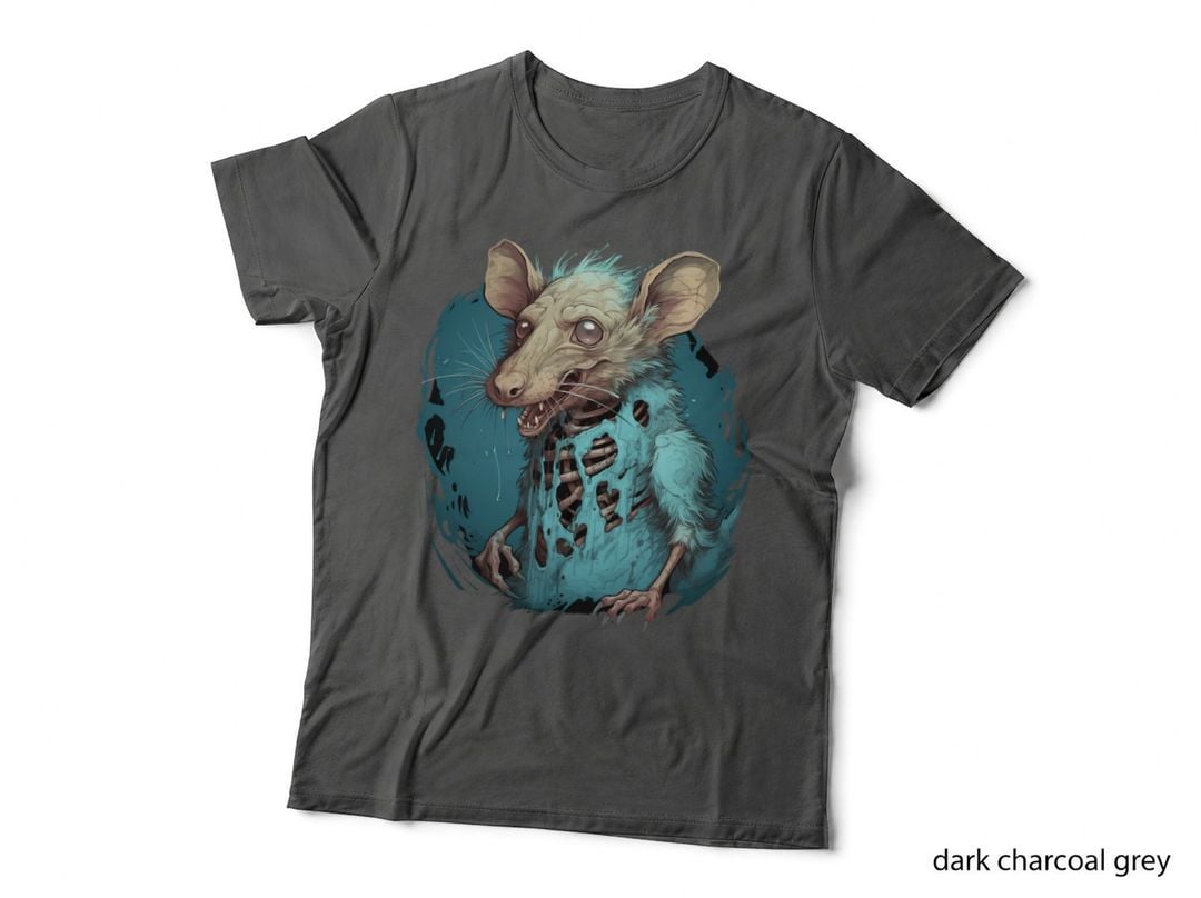 Skeleton Zombie Rat T-Shirt