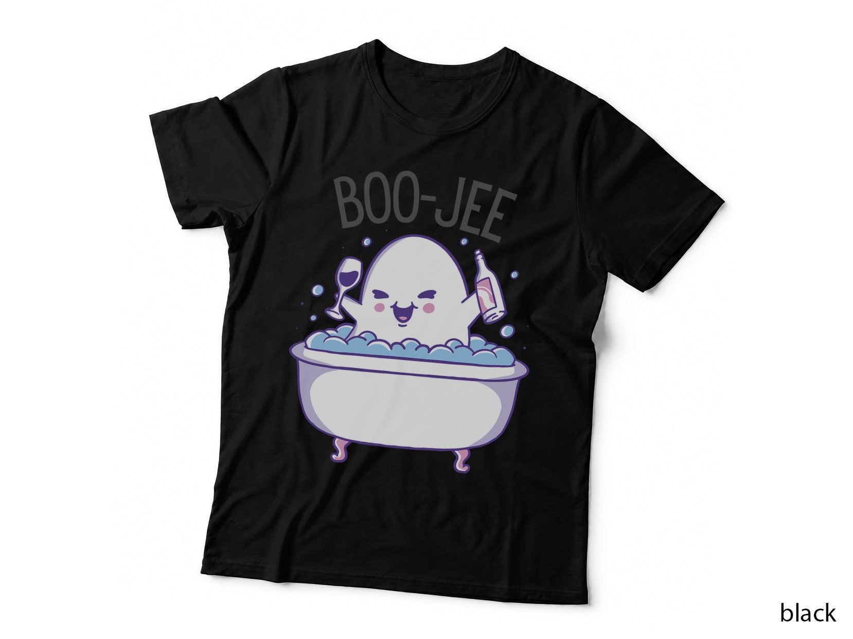 Spooky Season Boo-Jee Retro Groovy Halloween Cute Ghost Boo T-Shirt