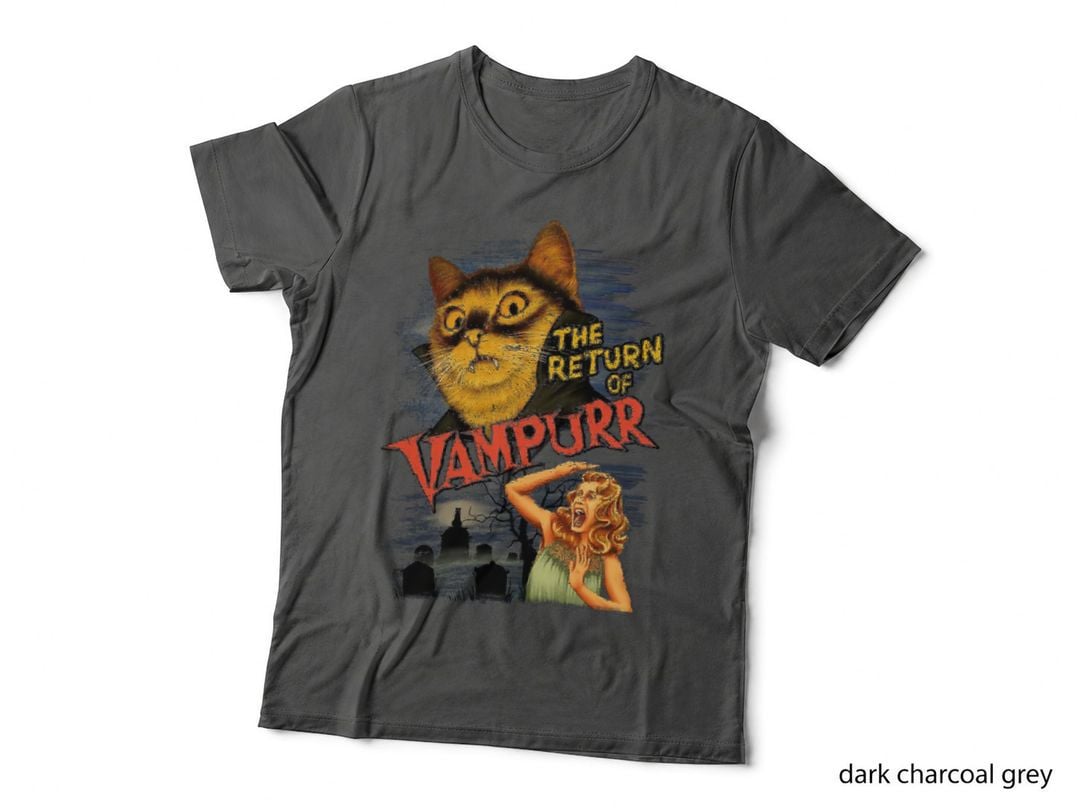 The Return of Vampurr the Halloween Cat T-Shirt