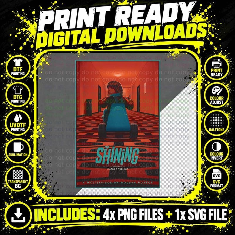 The Shining - Danny Torrance T-Shirt Png SVG Digital Bundle