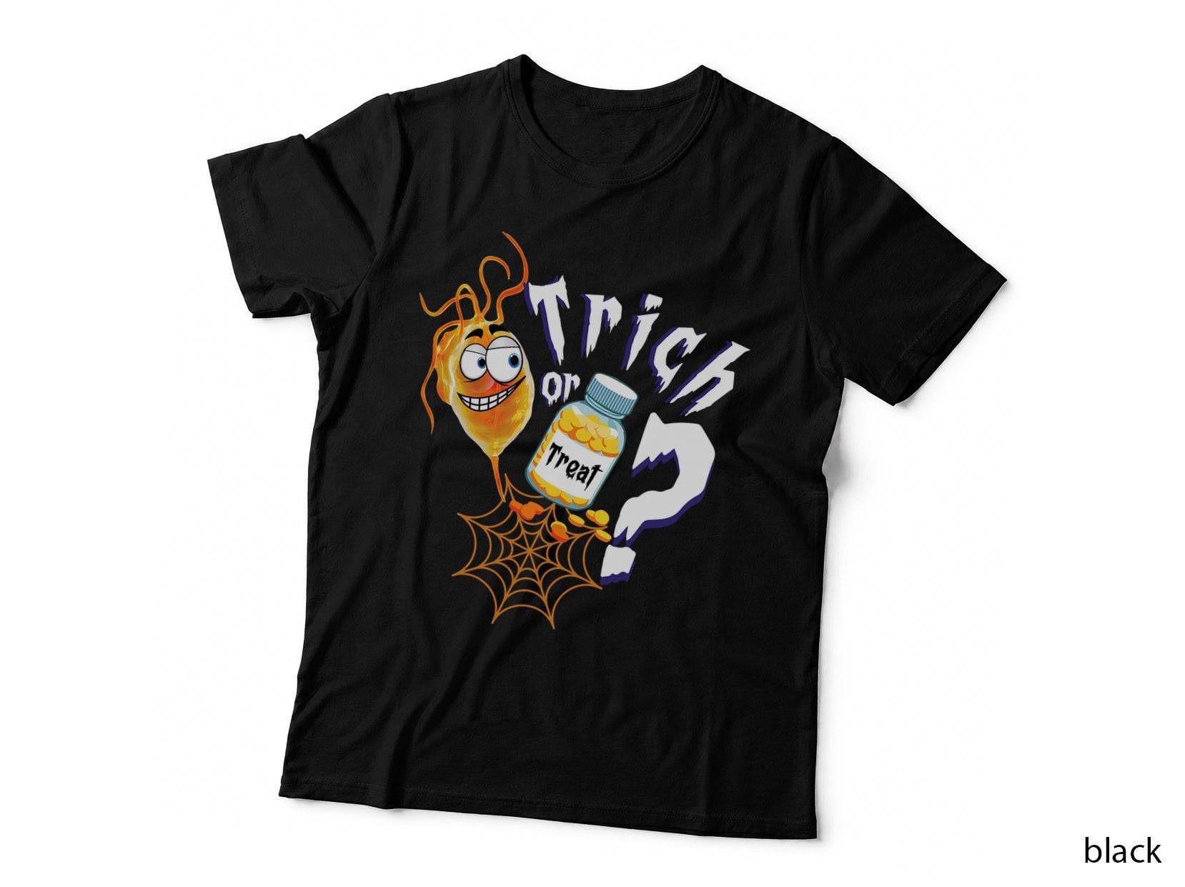Trick or Treat Microbiology Halloween Medical Lab Science T-Shirt