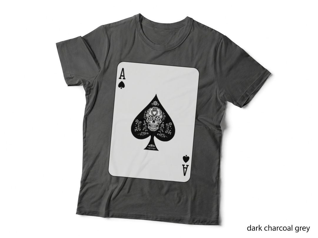 Ace of Spades Playing Card Poker T-Shirt