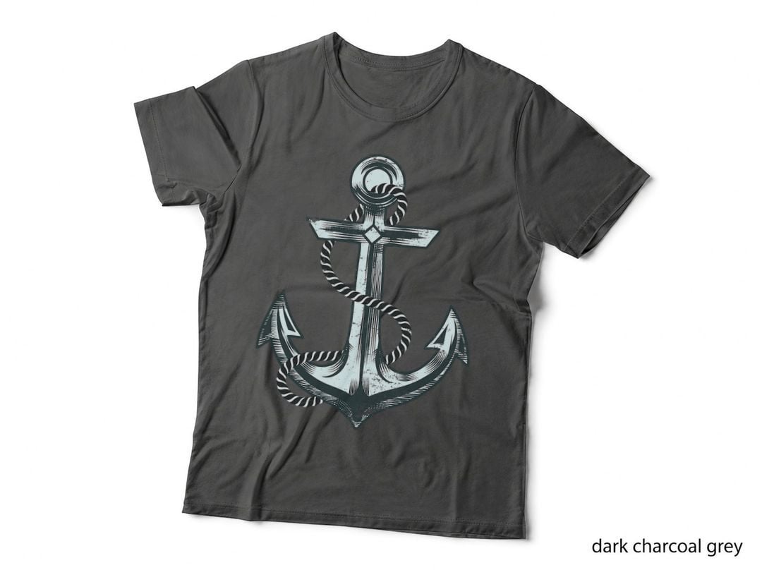 Anchor Sailing T-Shirt, Nautical Style, Sailor Gift Idea