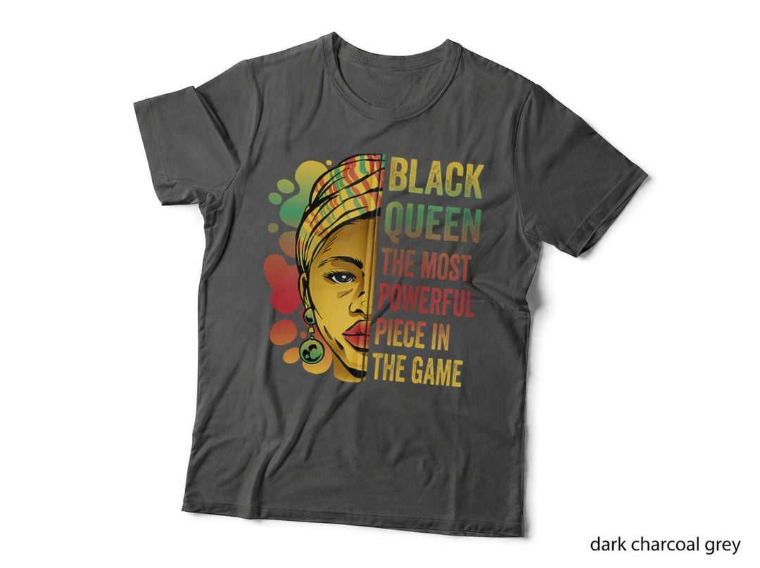 Black Queen Powerful Chess History Educated Strong Women Zip Hoodie T-Shirt