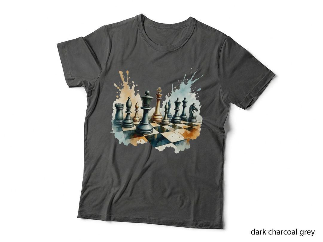 Chess Game Board Pieces Strategy Player Gift Intellectual Hobby T-Shirt