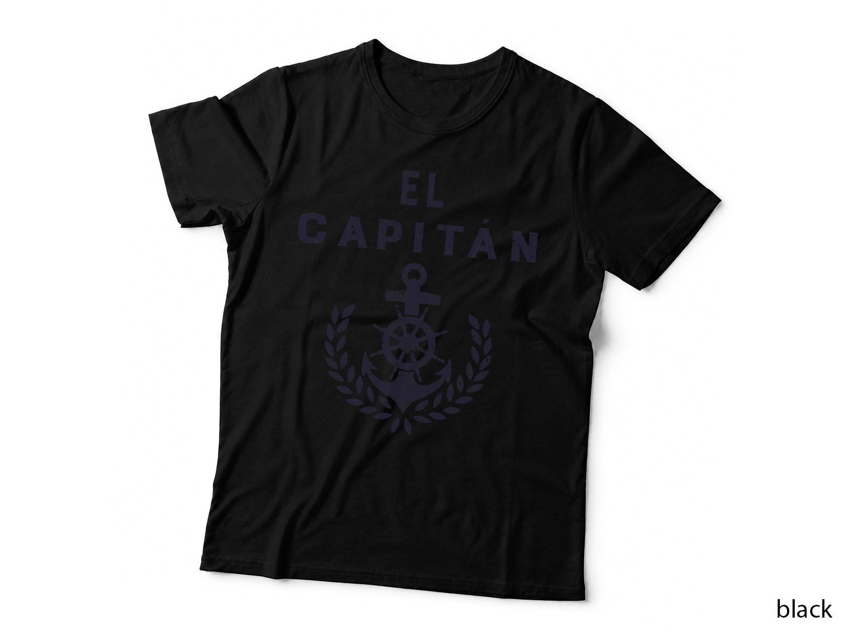 El Capitan Sailing Cool Nautical Captain Gift Men Women Boy T-Shirt