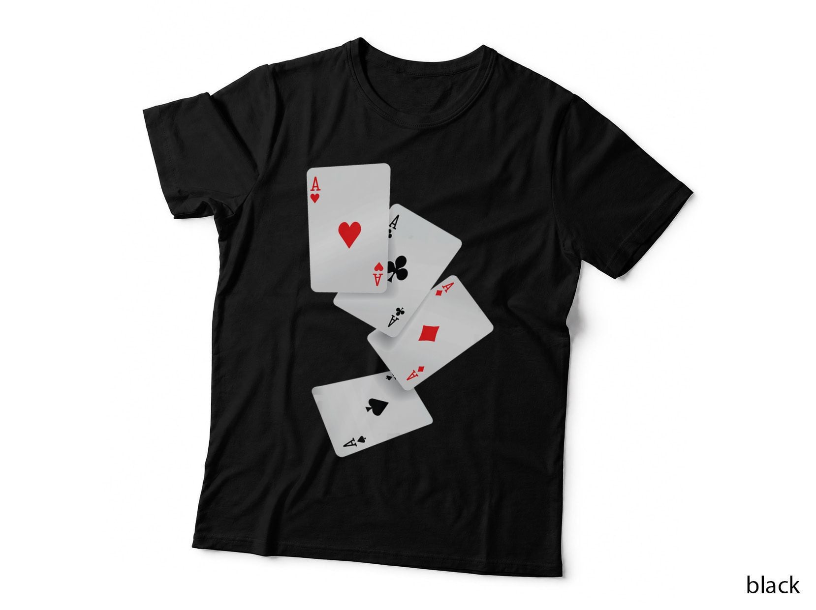 Four Aces Poker Pro Lucky Player Winner Costume T-Shirt