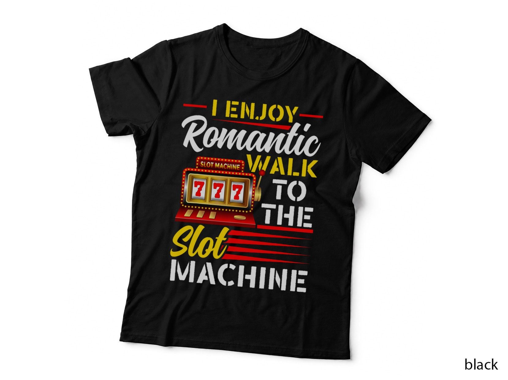 Gambling Casino Poker Slot Machine Cards Lucky Vegas Queen T-Shirt