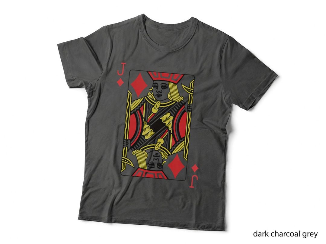Jack of Diamonds Playing Card Poker, Gambler, Player T-Shirt