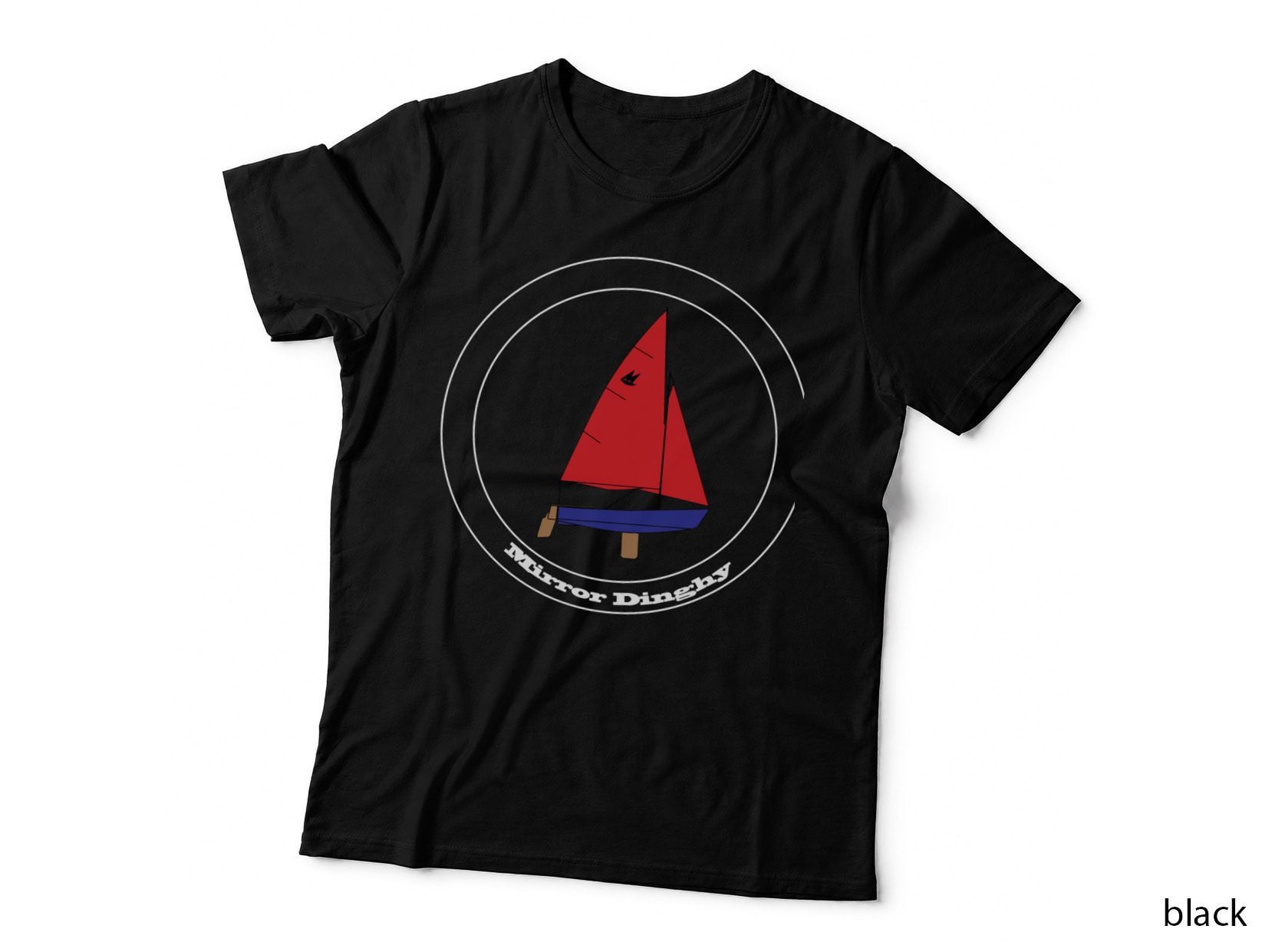 Mirror Dinghy Sailboat T-Shirt