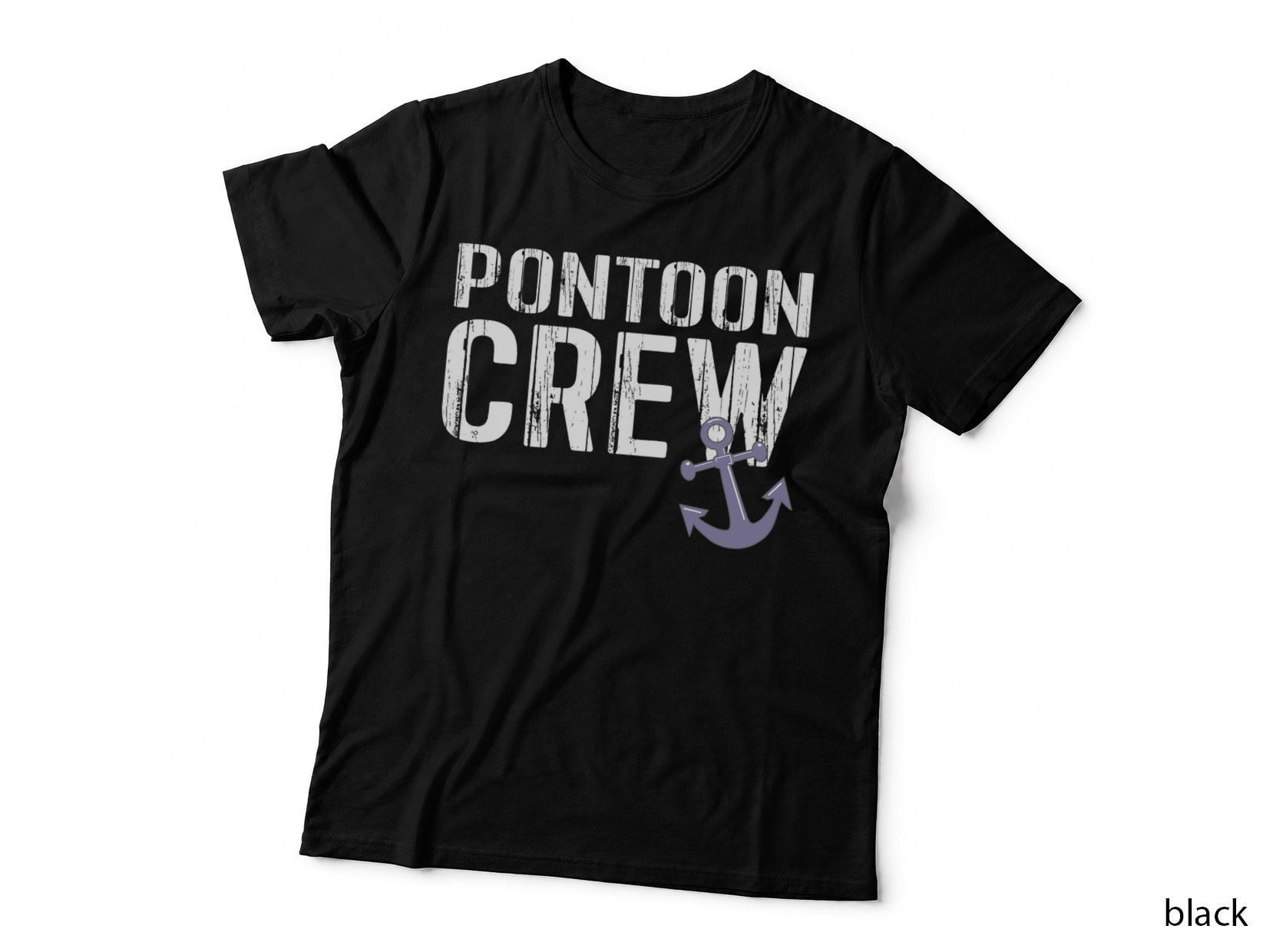 Nautical Anchor Boating Pontoon Crew T-Shirt
