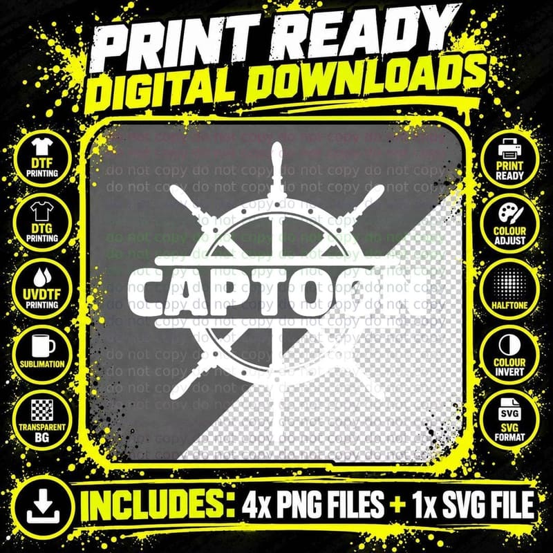 Pontoon Boat Captoon Boating Pontoon Captain T-Shirt Png SVG Digital Bundle