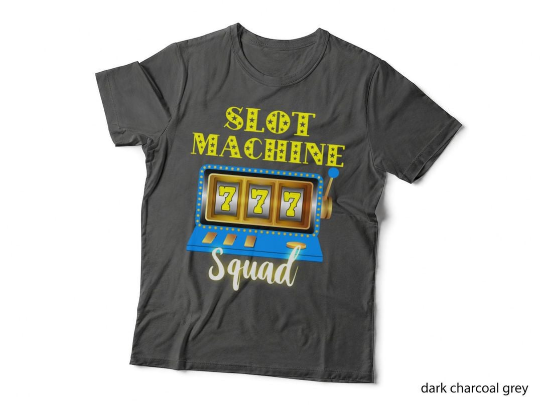 Slot Machine Squad Casino Crew Gambling Poker Player Team T-Shirt