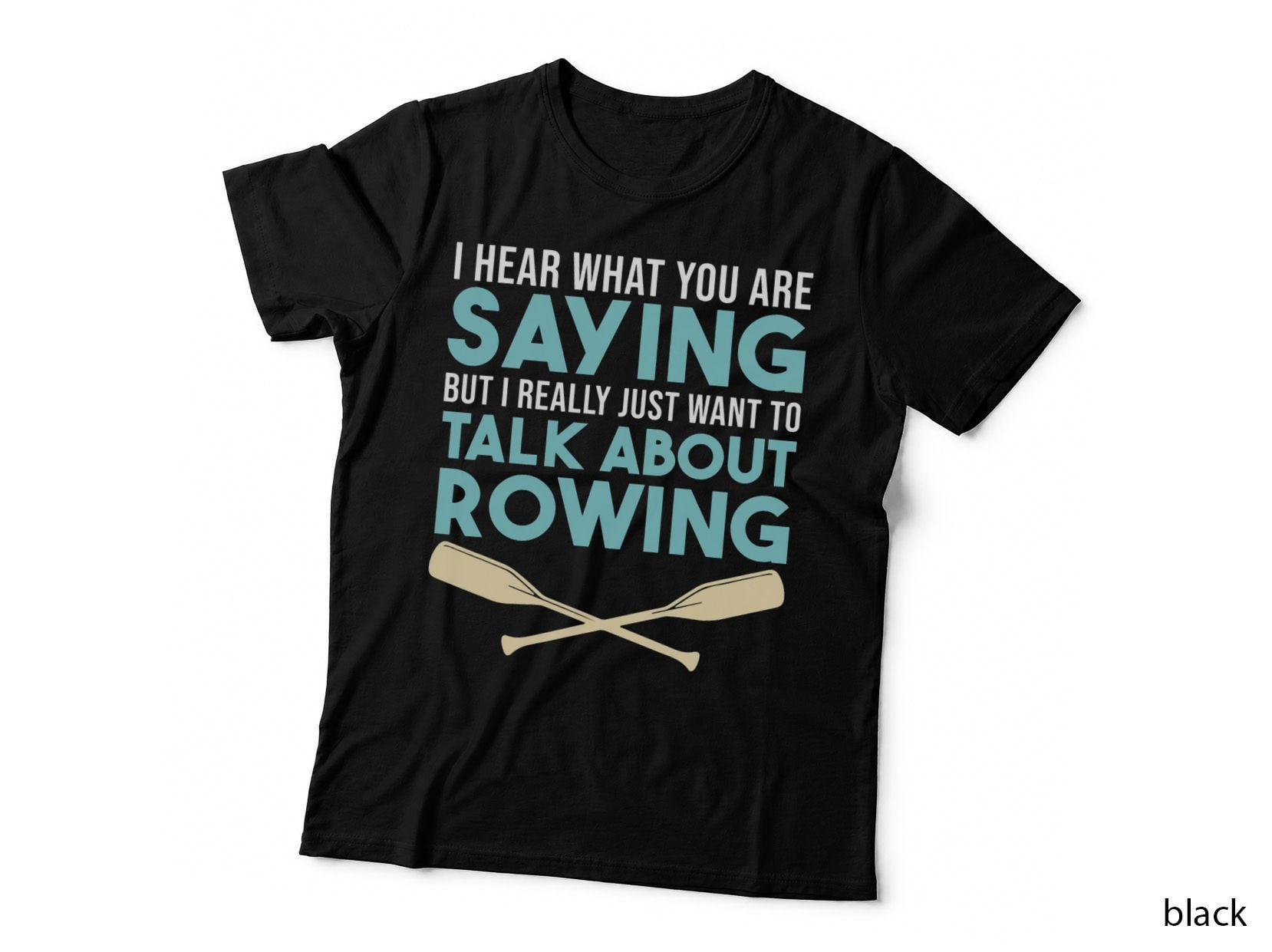 Talk About Rowing Boating Lover Boat Rower Expert Graphic T-Shirt