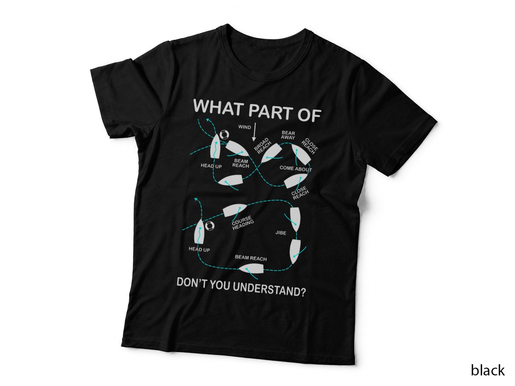 What Part of Sailing Don't You Understand Captain Sailboat T-Shirt