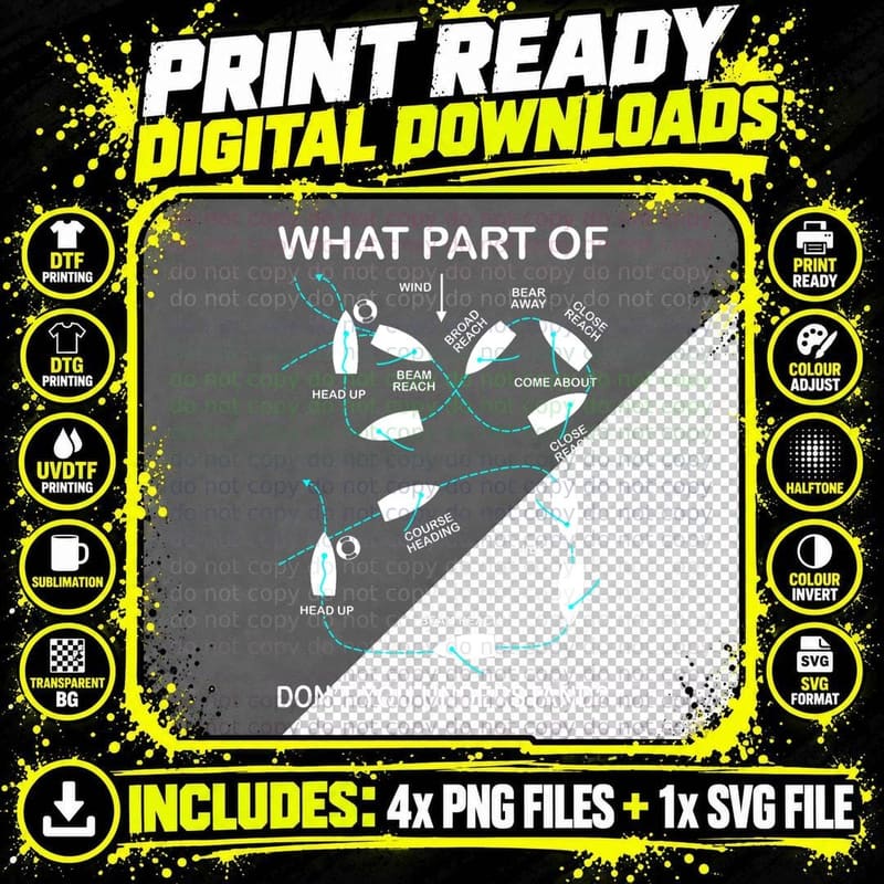 What Part of Sailing Don't You Understand Captain Png SVG Digital Bundle
