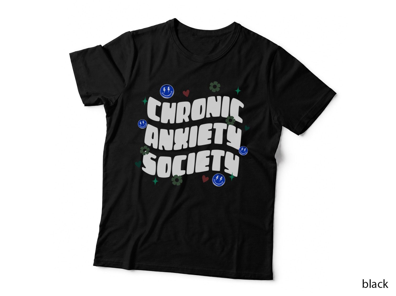 Anxious as Fuck T-Shirt, Funny Sarcastic Tee