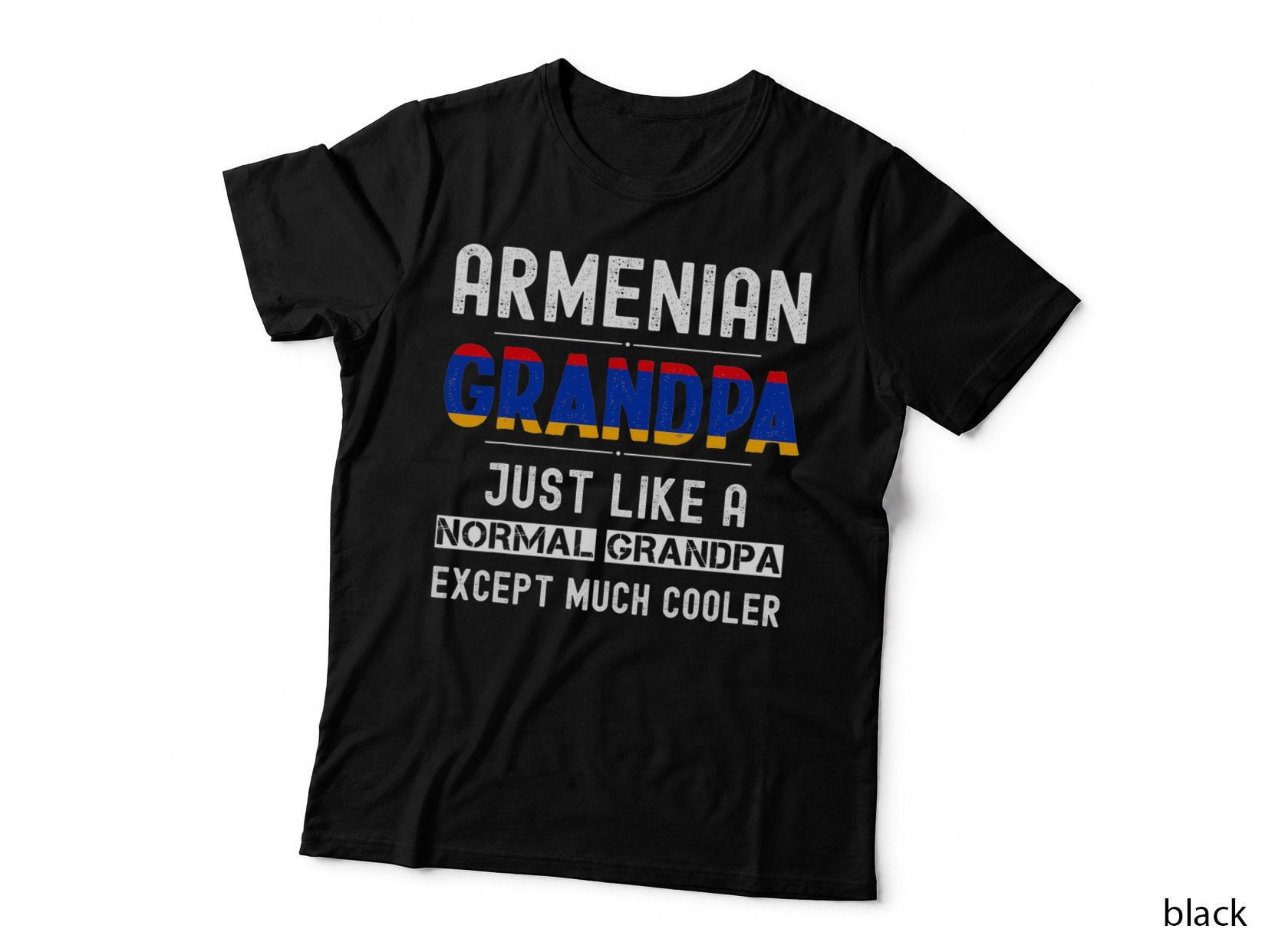 Armenian Grandpa Fathers Day from Kids Funny Men Birthday T-Shirt