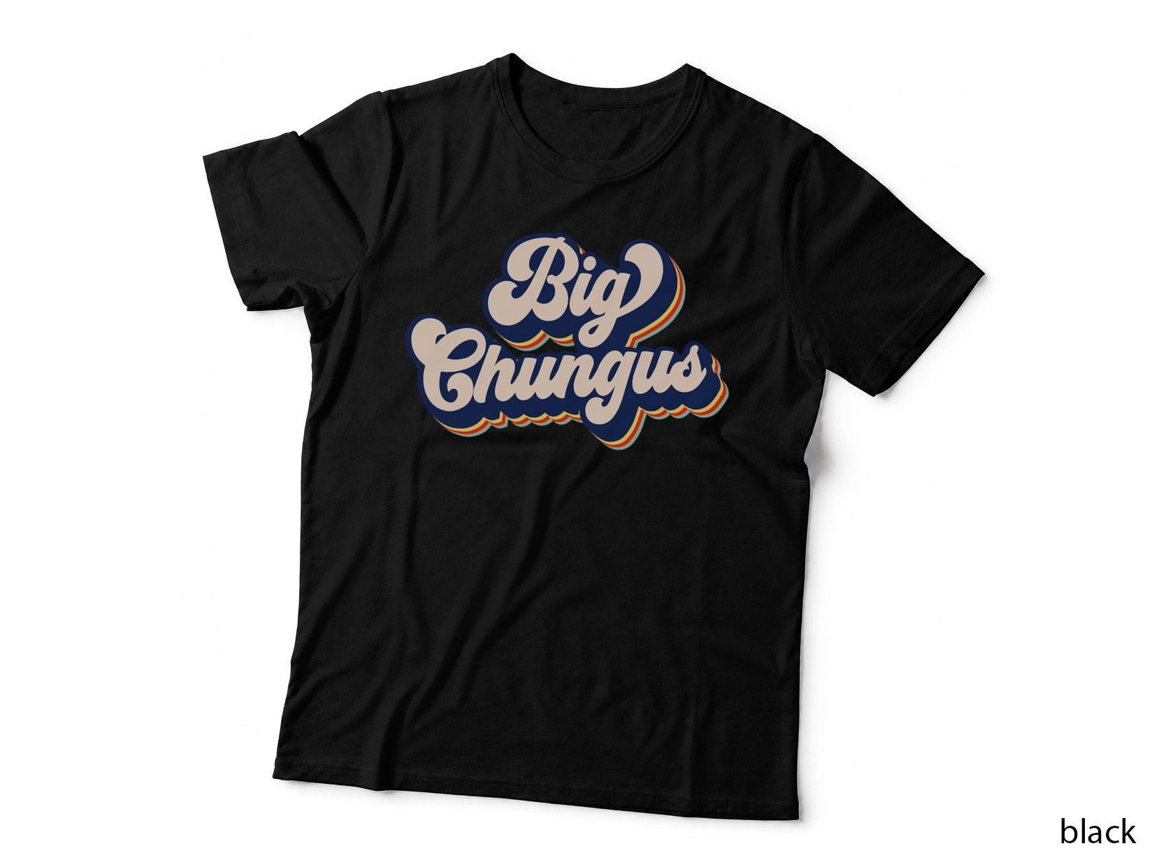 Big Chungus Retro Vintage Art Funny Dank Meme Big Chungus T-Shirt