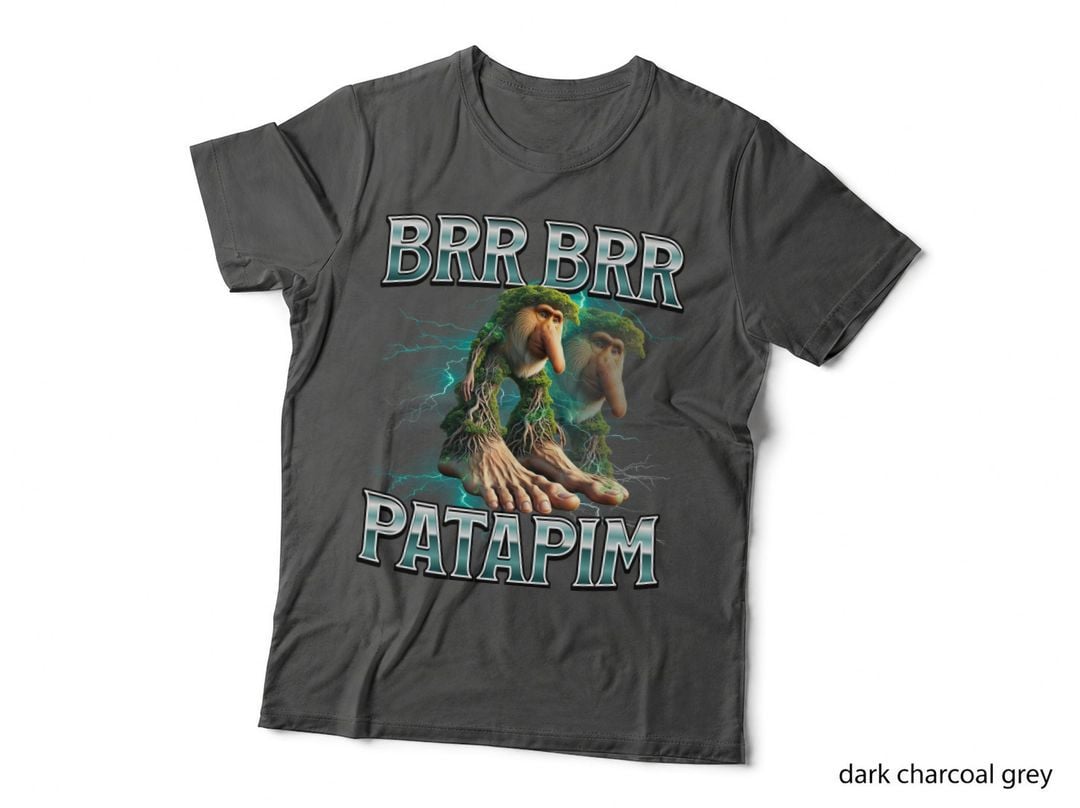 Brr Patapim Italian Brainrot T-Shirt, Forest Tree Creature Meme Gifts
