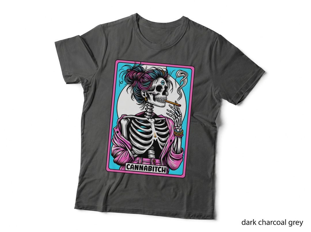 Cannabitch T-Shirt, Funny Tarot Card Tee, Mystic Meme Shirt