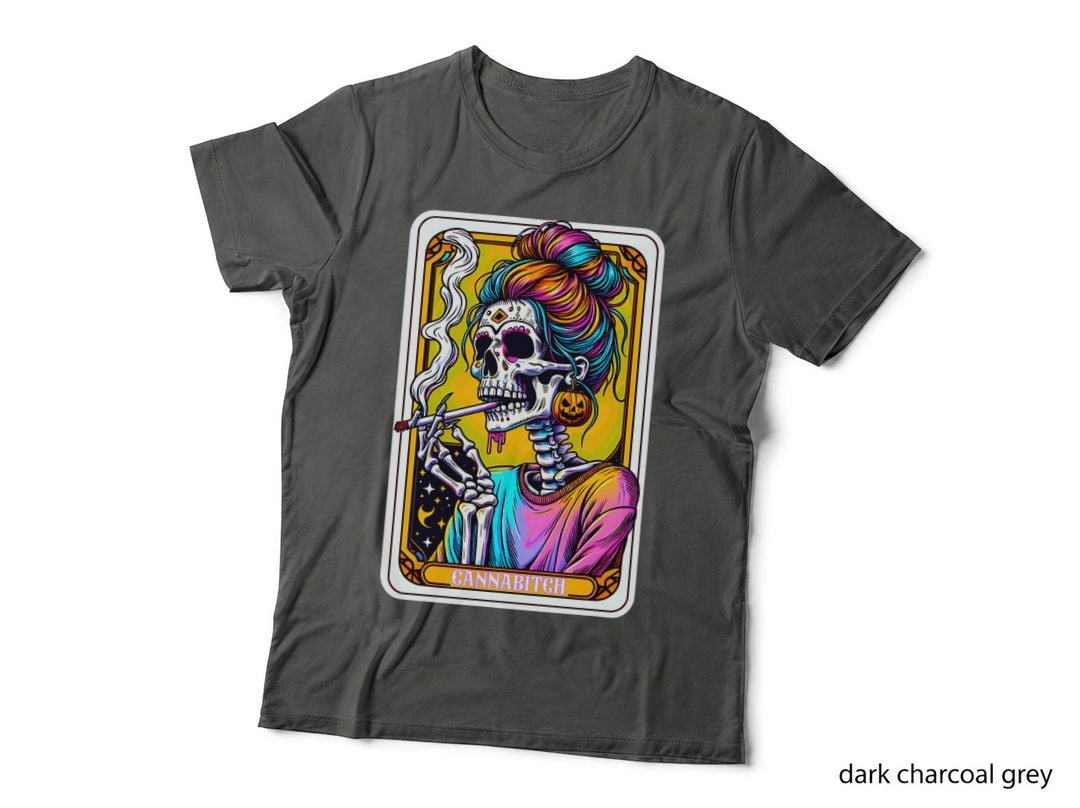 Cannabitch T-Shirt, Funny Tarot Card Tee, Sarcastic Gift Shirt