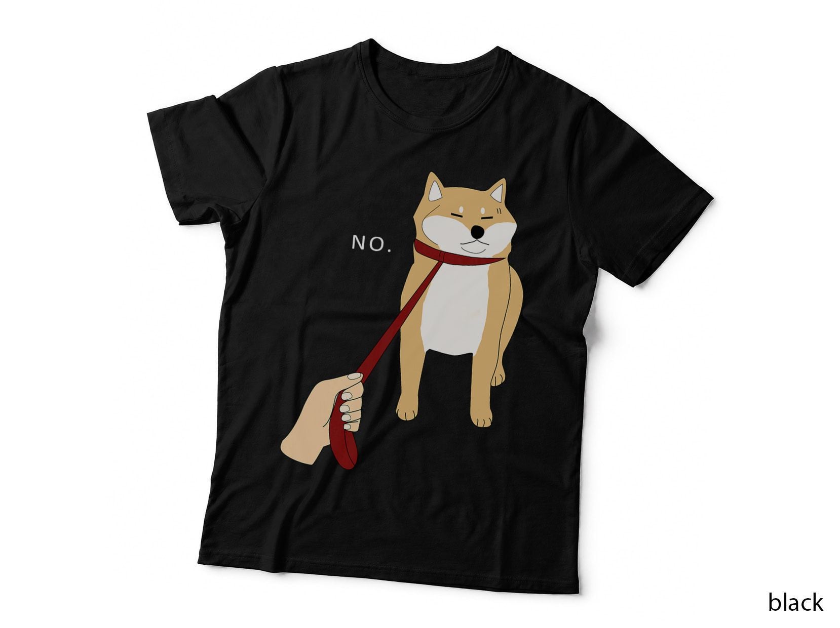 Cute Shiba Inu Shirt Nope - Doge Meme T-Shirt B, Funny, Animal Lover Gift